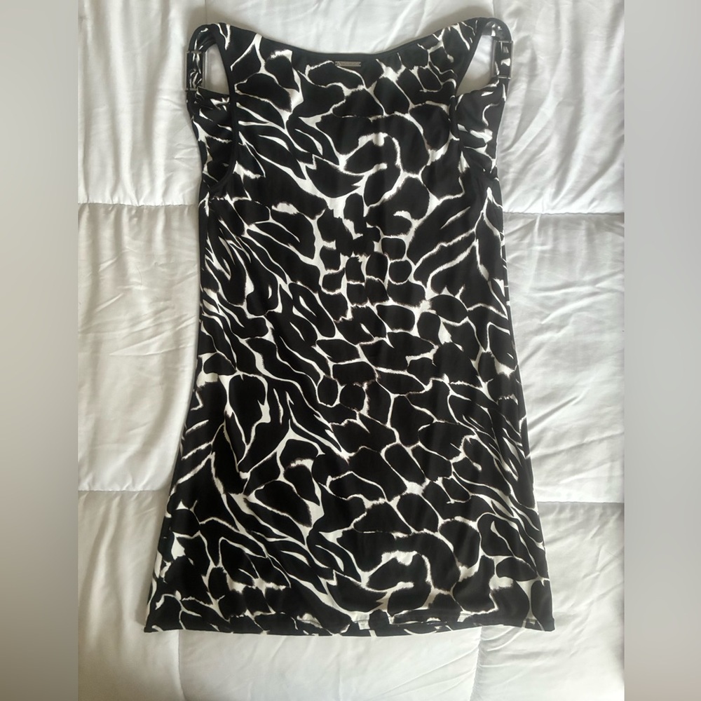 🦓Michael Kors🦓 Hammered Hardware Zebra Print Swim Coverup NWOT Sm - Picture 3 of 4